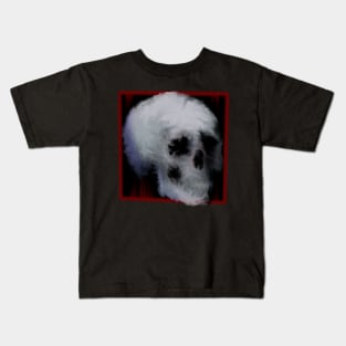 Smudged abstract skull Kids T-Shirt
